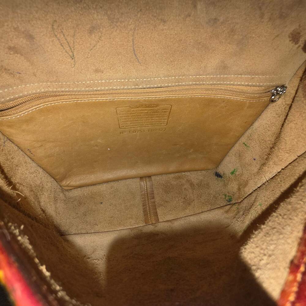 Custom Vintage Coach Willis Bag Brown with Custom Dye, Paint, Strap, Hardware - Picture 8 of 8